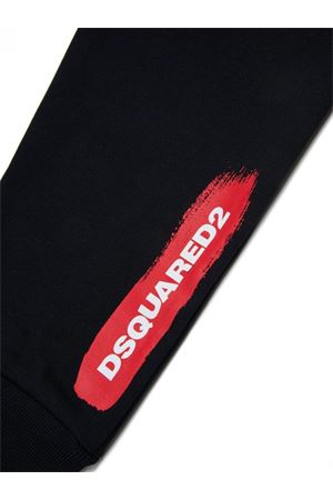 Black cotton track pants DSQUARED KIDS | DQ2094D0A2FDQ900